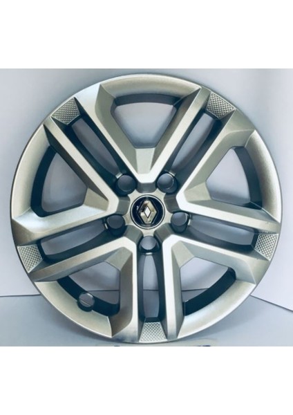 ✔ Megane 4 16" Jant Kapak Takım(4 Adet)Krom Armalı 5 Bijon R035