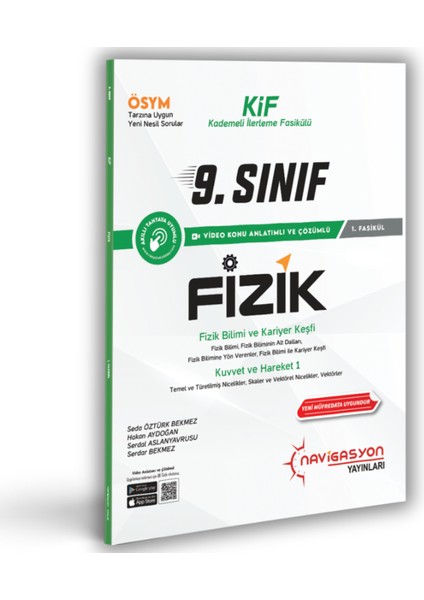 9. Sınıf Fizik Kademeli Ilerleme Fasikül Seti (Meb Müfredatına Uygun-Ösym Ayarında) modelleri