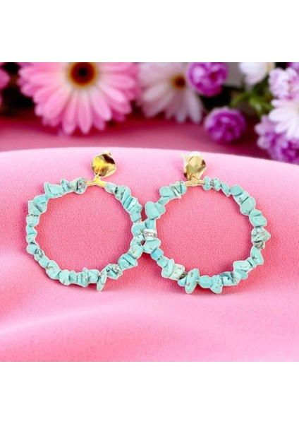 Turkuaz Halka Küpe fiyatları