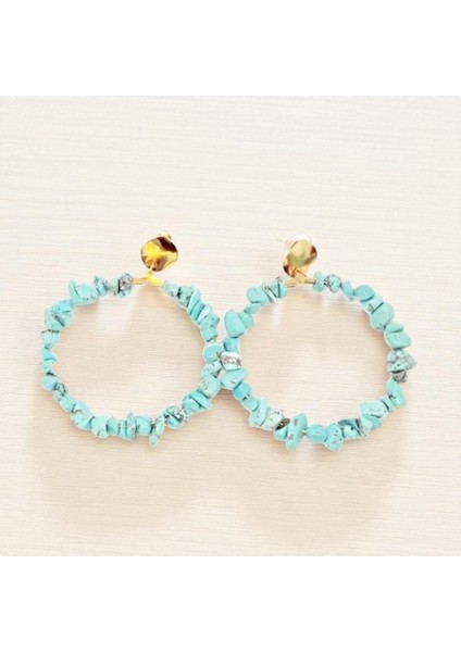 Turkuaz Halka Küpe fırsatları