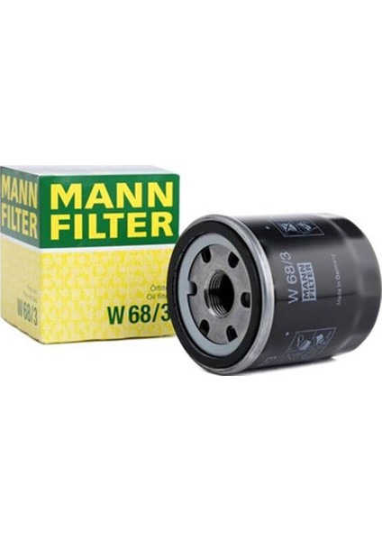 Toyota Corolla Uyumlu 1.3 Yağ Filtresi Benzinli 1993-2001 Mann Filter