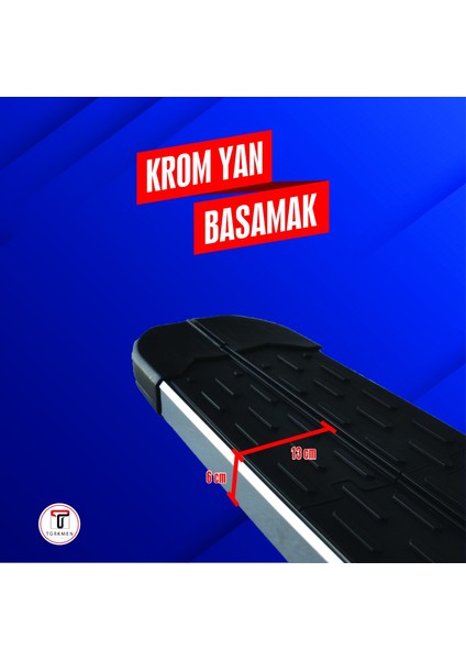 Peugeot Rifter Yan Basamak Krom 203 cm 2019 Üzeri