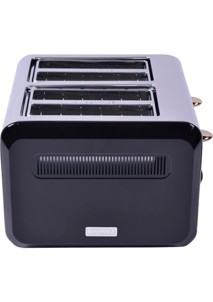 Gem Titan Parlak Gümüş Siyah Dört Dilim Ekmek Kızartma Makinesi modelleri