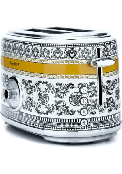 Gem Royal Margery Siyah Sarı Desenli Iki Dilim Ekmek Kızartma Makinesi modelleri