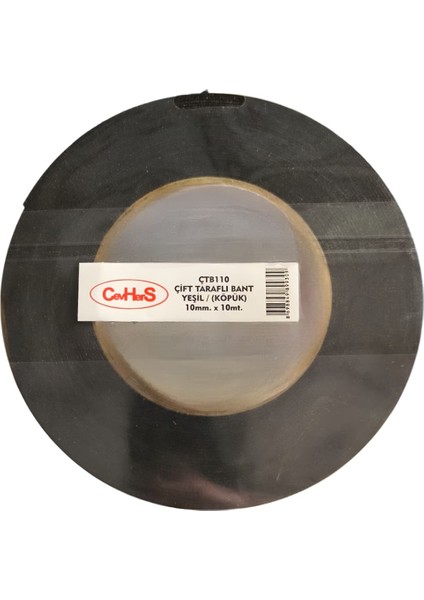 Çift Taraflı Bant 10MM 10MT Yeşil (1 ADET)