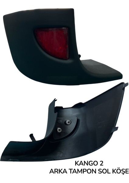 Renault Kango 2 Arka Tampon Sol Köşe (2004-2012)