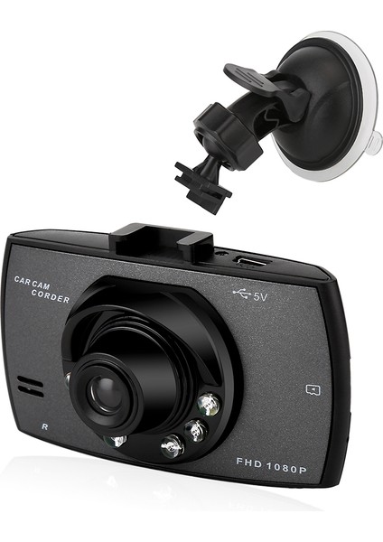 G30 Araç Içi Kamera Dvr | Full Hd 1080P | 140° Geniş Açı | Gece Görüşü | G-Sensör | Döngüsel Kayıt