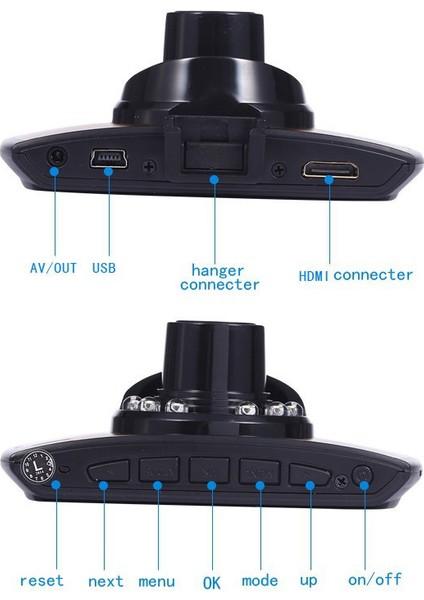 G30 Araç Içi Kamera Dvr | Full Hd 1080P | 140° Geniş Açı | Gece Görüşü | G-Sensör | Döngüsel Kayıt