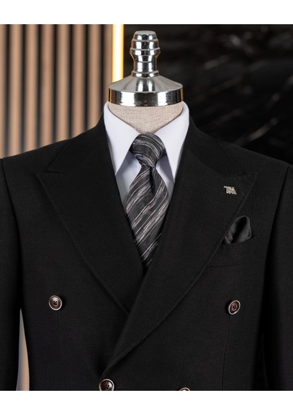Italyan Stil Slim Fit Kadife Erkek Tek Ceket Siyah T13181 fiyatları