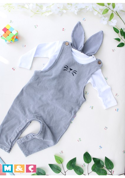 Erkek Bebek Uni Kulaklı Tav;an Salopet 9-12-18-24 Ay fiyatları