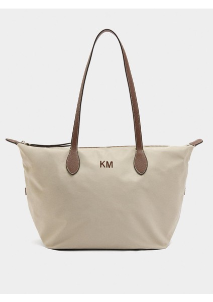 Teknik Kumaş Shopper Çanta L