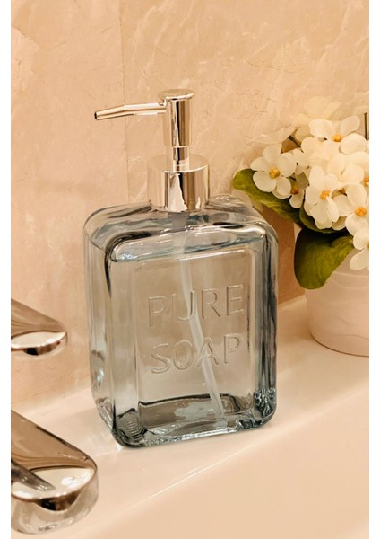 Cam Sıvı Sabunluk – 500 ml (Renk Seçenekli) modelleri