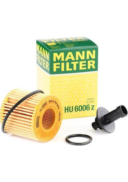 Mann HU6006Z Yağ Filtresi Corolla Uyumlu Auris Avensis Yaris Verso Benzi
