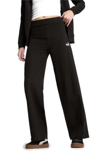 Kadın Geniş Paça Pantolon Ess Logo High-Waist Leggings Kadın Pantalon 682428-01 modelleri