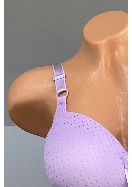 Perfore Desenli Balensiz Sabit Askılı Sütyen 802 modelleri