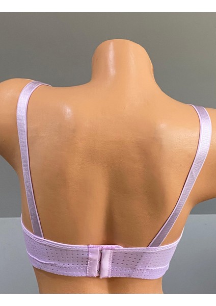 Perfore Desenli Balensiz Sabit Askılı Sütyen 802