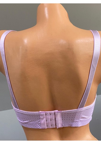 Perfore Desenli Balensiz Sabit Askılı Sütyen 802