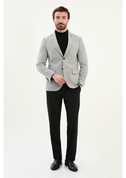 Düz Slim Fit Torba Cep Mono Yaka Yün Erkek Ceket modelleri