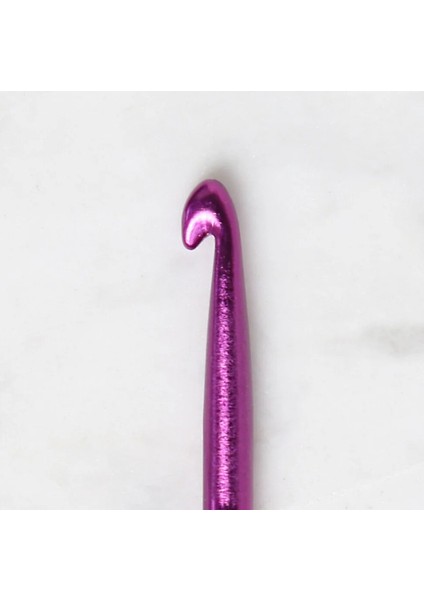 5,0mm Renkli Metal Gagalı Örgü Şiş (Tunus Tığ) 25CM fiyatları