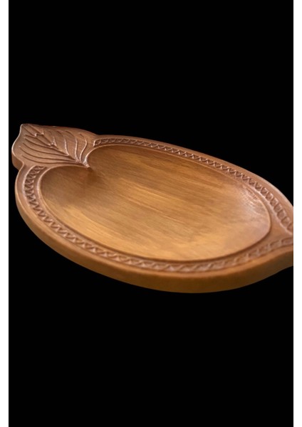 El Oyması Organik Ahşap Servis ve Sunum Tabağı | Gıdayla Temasa Uygun, Kimyasal Içermez fırsatları