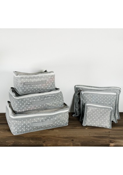 Fermuarlı Gri Hurç Seti, Bavul Düzenleme Organizer, Hafif ve Pratik Kullanım fiyatları