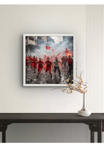 Milli Ruh Futbol LED Tablo – 60X60 cm | Sıva Üstü Montajlı, Tak-Çalıştır Sistem, Arapuarlı fırsatları