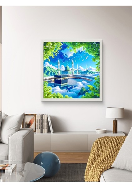 Güzel Kabe LED Tablo – 60X60 cm | Sıva Üstü Montajlı, Tak-Çalıştır Sistem, Arapuarlı fiyatları