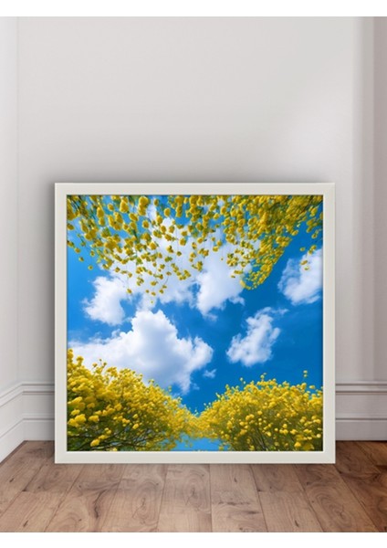 Ağaçlı Bulutlar LED Tablo – 60X60 cm | Sıva Üstü Montajlı, Tak-Çalıştır Sistem, Arapuarlı fiyatları