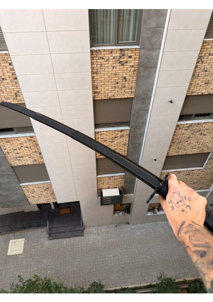 Tanjiro Katlanabilir Oyuncak Siyah Katana Kılıçaçılır Katlanır 3D Baskı Katana fiyatları