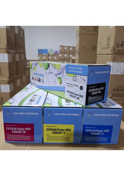 CF540-CRG067 Yüksek Kalite Toner Kartuşu