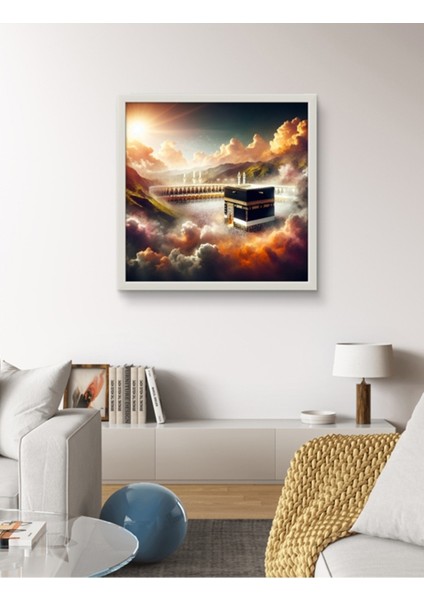 Kabe I Muazzama LED Tablo – 60X60 cm | Sıva Üstü Montajlı, Tak-Çalıştır Sistem, Arapuarlı fırsatları