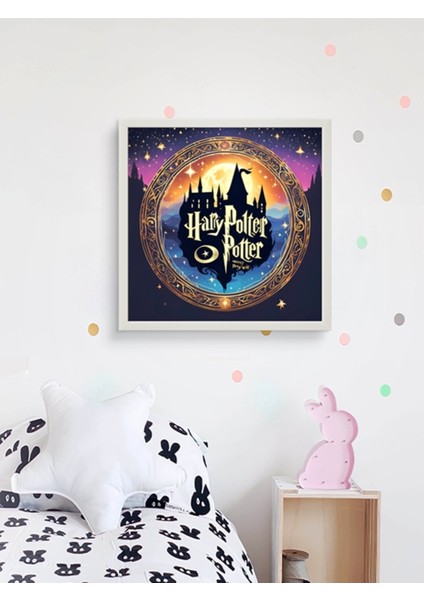 Harry Çocuk ve Genç Odası LED Tablo – 60X60 cm | Sıva Üstü Montajlı, Tak-Çalıştır Sistem, Arapuarlı