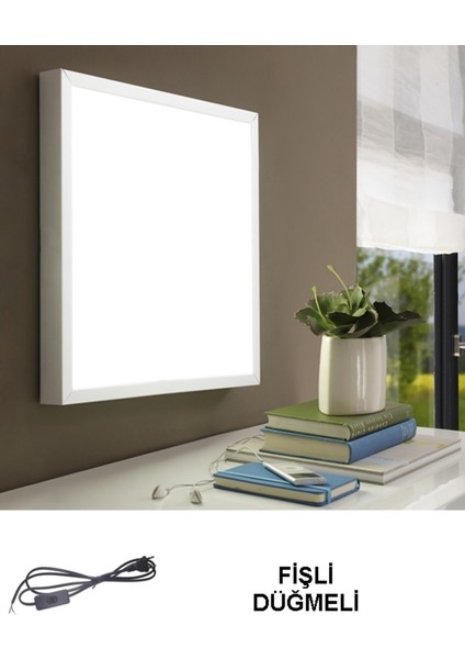 Çılgın Araba Istanbul Boğazı LED Tablo – 60X60 cm | Sıva Üstü Montajlı, Tak-Çalıştır Sistem