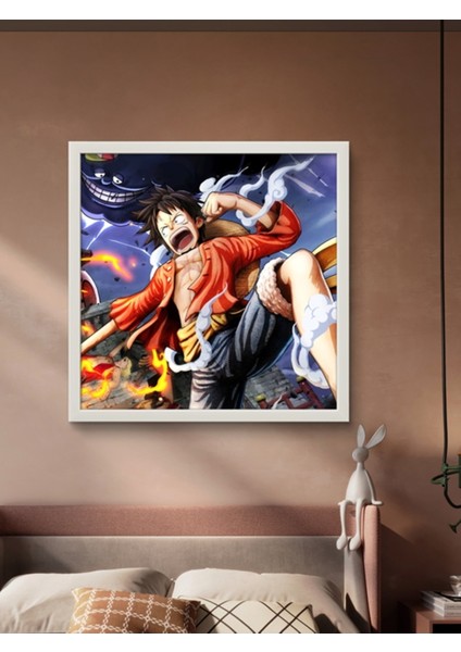 One Piece LED Tablo – 60X60 cm | Sıva Üstü Montajlı, Tak-Çalıştır Sistem, Arapuar Anahtarlı,