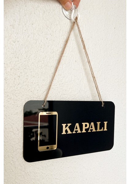 Telefoncular Için Açık Kapalı Kapı Tabelası – 22X12 cm fiyatları
