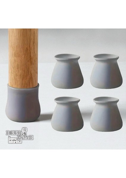 Masa Sandalye Ayak Koruyucu 16'lı Silikon Ev Eşyaları Koruma Aparatı Parke Seramik Çizmez Masa Ayağı fiyatları