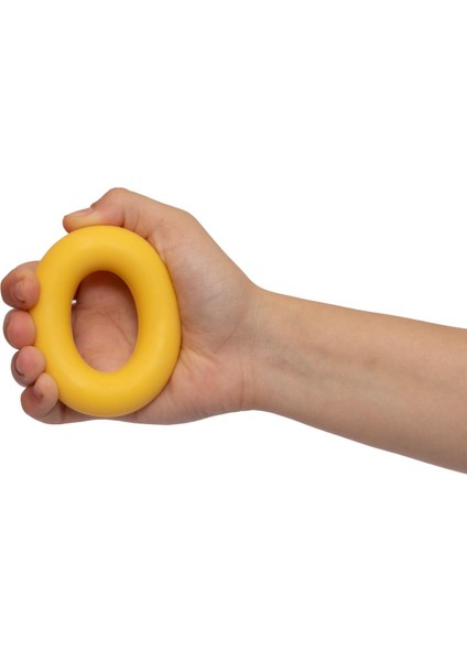 2 Sertlikte Silikon El Bilek Parmak Güçlendirme, Ameliyat Sonrasi El Stres Egzersiz Topu 2’li Halka modelleri