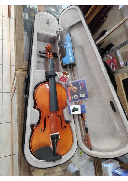 SV140 Tam Boy 4/4 Keman Full Set (Keman Yastığı, Reçine, Yedek Tel ve Akort Cihazı) modelleri