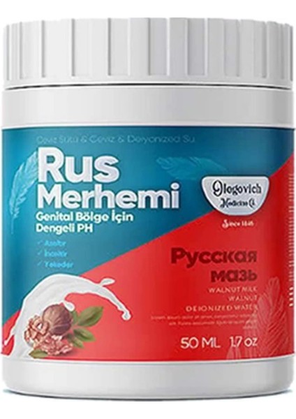 Rus Merhemi 50 ml - - Tüy Dökücü - 000031KI