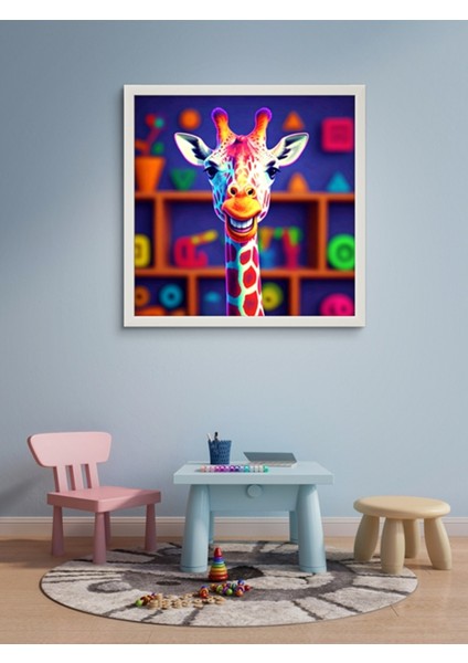 Renkli Zürefa LED Tablo – 60X60 cm | Sıva Üstü Montajlı, Tak-Çalıştır Sistem, Arapuarlı fiyatları