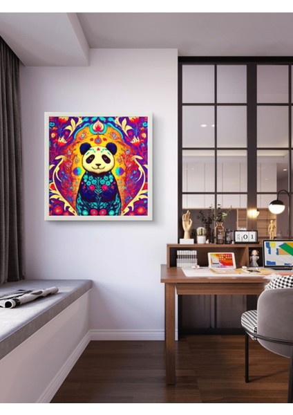 Polarlı Panda LED Tablo – 60X60 cm | Sıva Üstü Montajlı, Tak-Çalıştır Sistem, Arapuarlı fiyatları