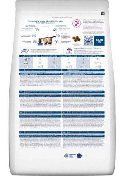 Hills Prescription Diet Food Sensitivities Z/d 3 kg Kedi Maması fiyatları