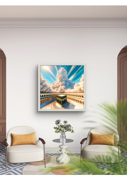 Kabe LED Tablo – 60X60 cm | Sıva Üstü Montajlı, Tak-Çalıştır Sistem, Arapuarlı