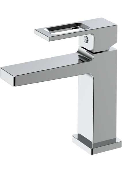 Krom Köşeli Lavabo Bataryası