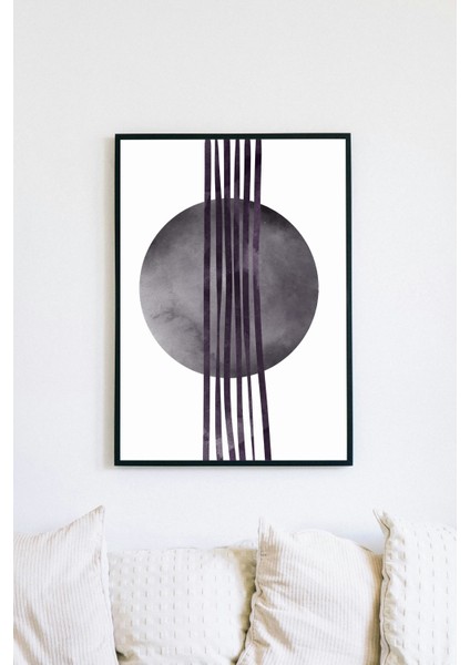 Bauhaus Serisi 021, Dekorasyon Poster, Siyah Çerçeveli Poster