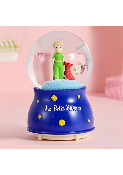 Küçük Boy Küçük Prens Kar Küresi Işıklı 6.5 cm