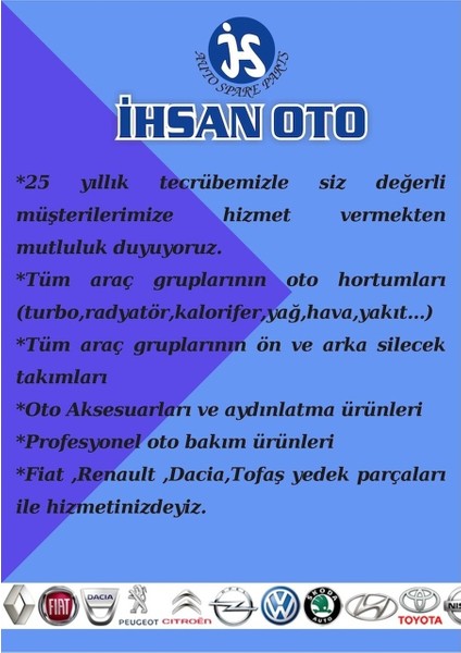 Tofaş Uyumlu Doğan Şahin Kartal 14" Jant Kapağı Takımı (4 Adet) T003 modelleri