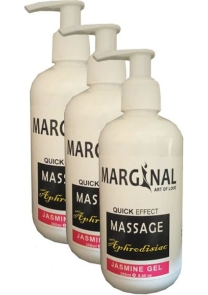 Marginal Massage Jasmine Gel 250 ml Yasemin Masaj Jeli 3'lü