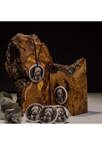 Köpek Seramik Kolye – Stres ve Denge Kolyesi indirimleri