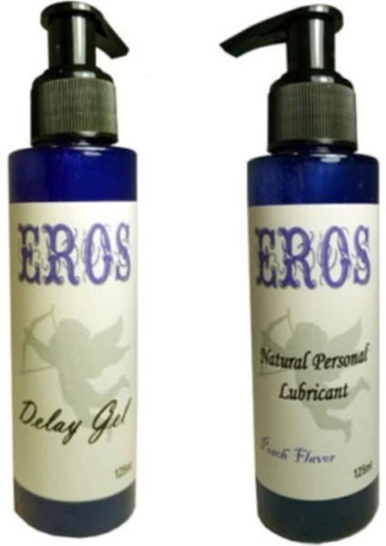 Eros 125ML Şeftali Aromalı 125ML Dlay Jel Erkeklere Özel Set